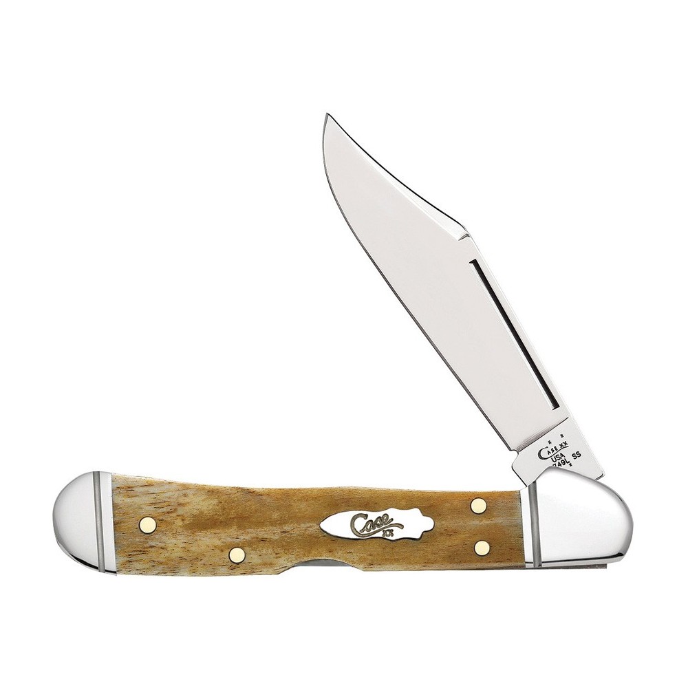 Case Mini Copperlock Antique Bone