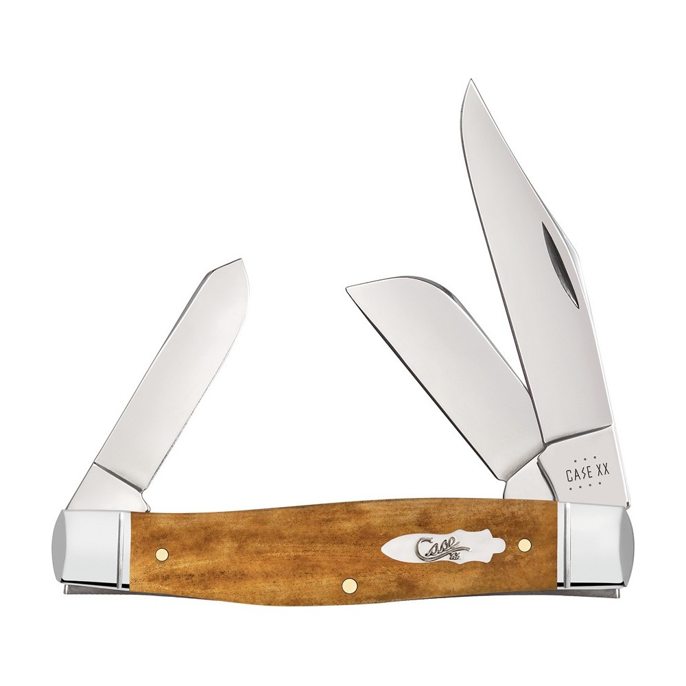 Case Lg Stockman Antique Bone