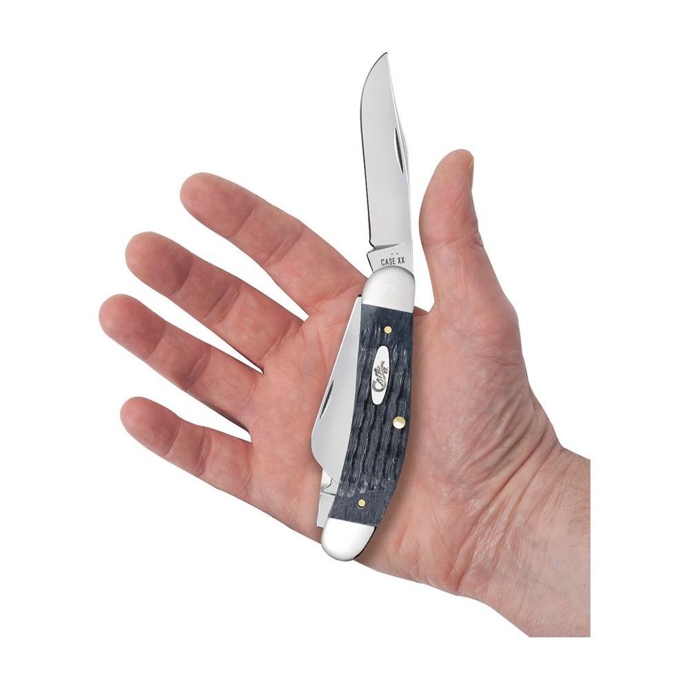 Case Sowbelly Gray Pocket Worn