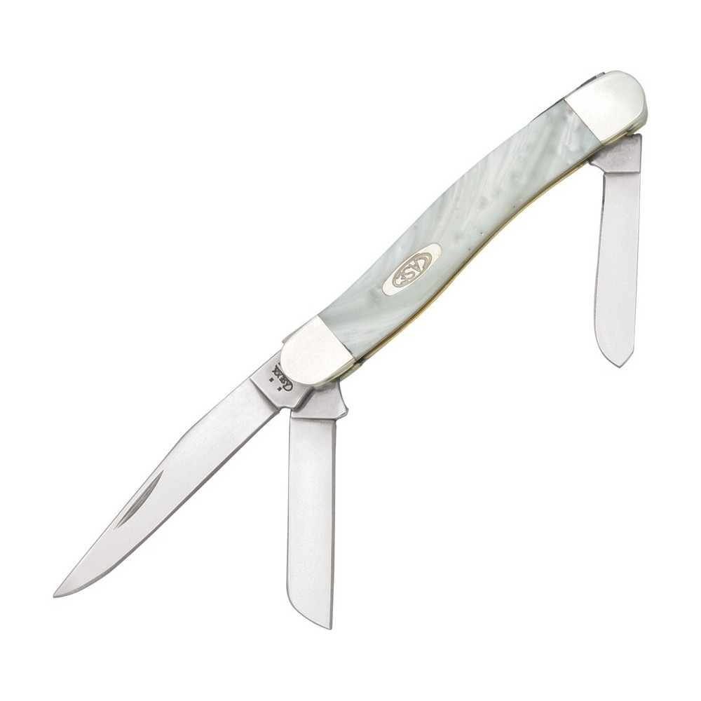 Case Medium Stockman White Pearl