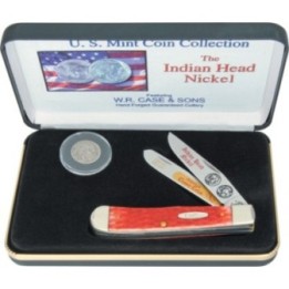 Case Indian Head Nickel Trapper Set