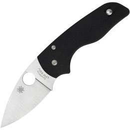 Spyderco Lil' Native Plain Black G10