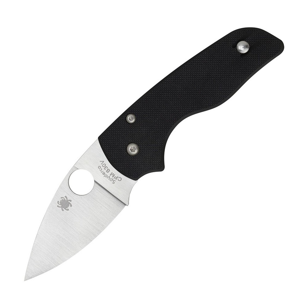 Spyderco Lil' Native Plain Black G10