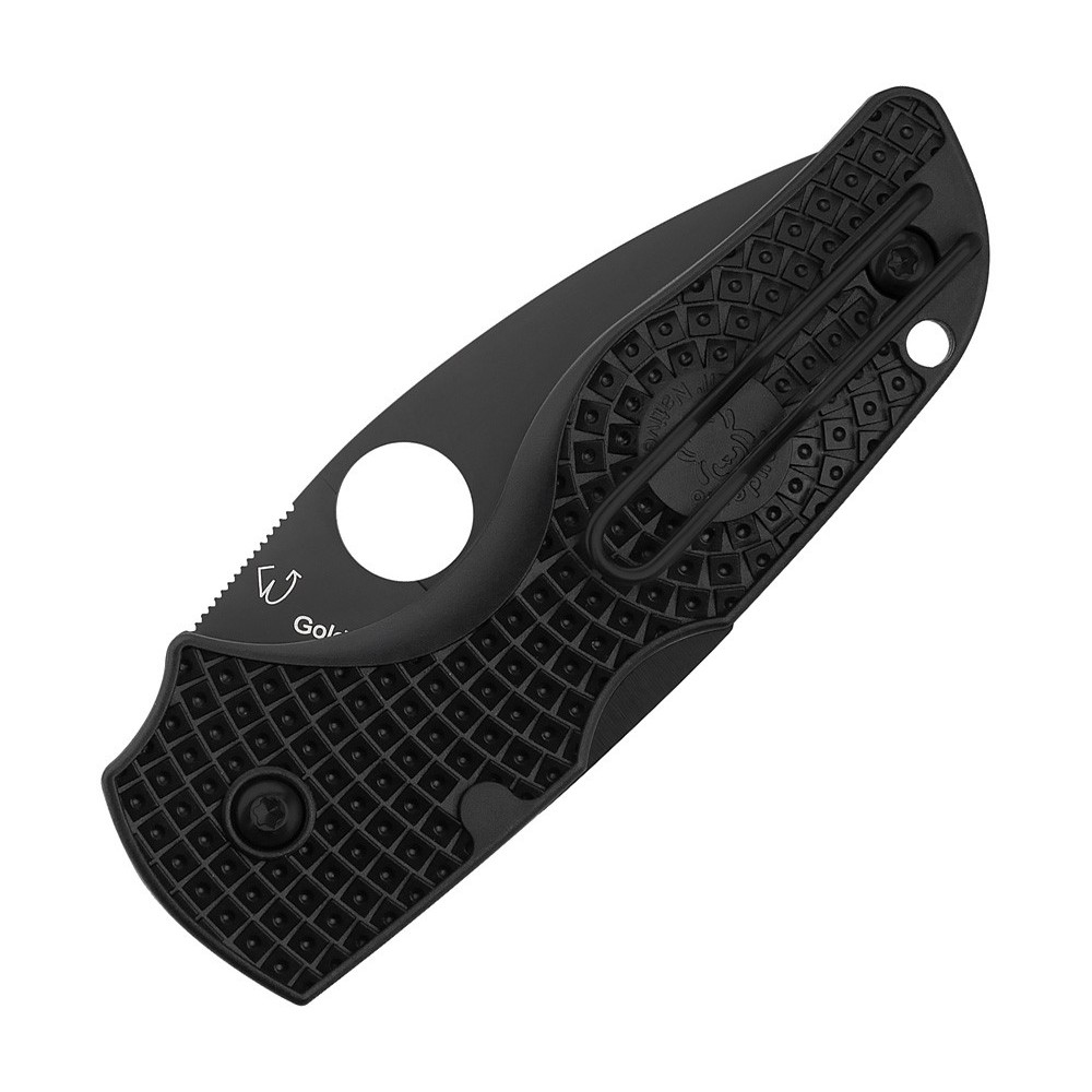 Spyderco Lil' Native Lockback Blk Serr
