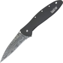 Kershaw Leek Framelock A/O Damascus