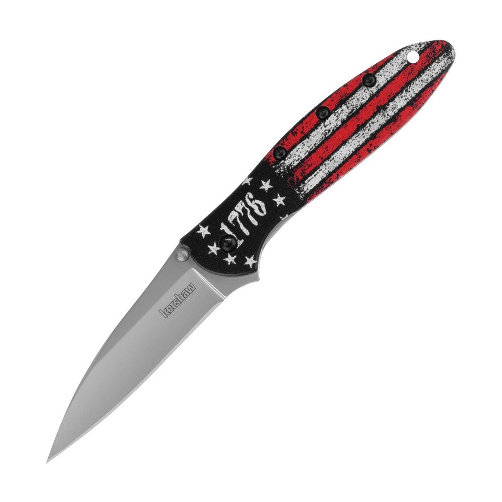 Kershaw Leek Linerlock A/O 1776 Flag