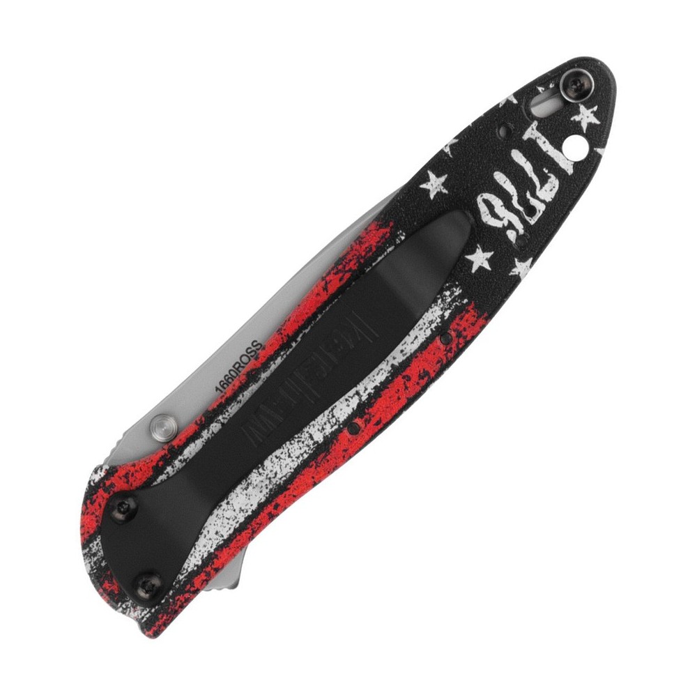 Kershaw Leek Linerlock A/O 1776 Flag