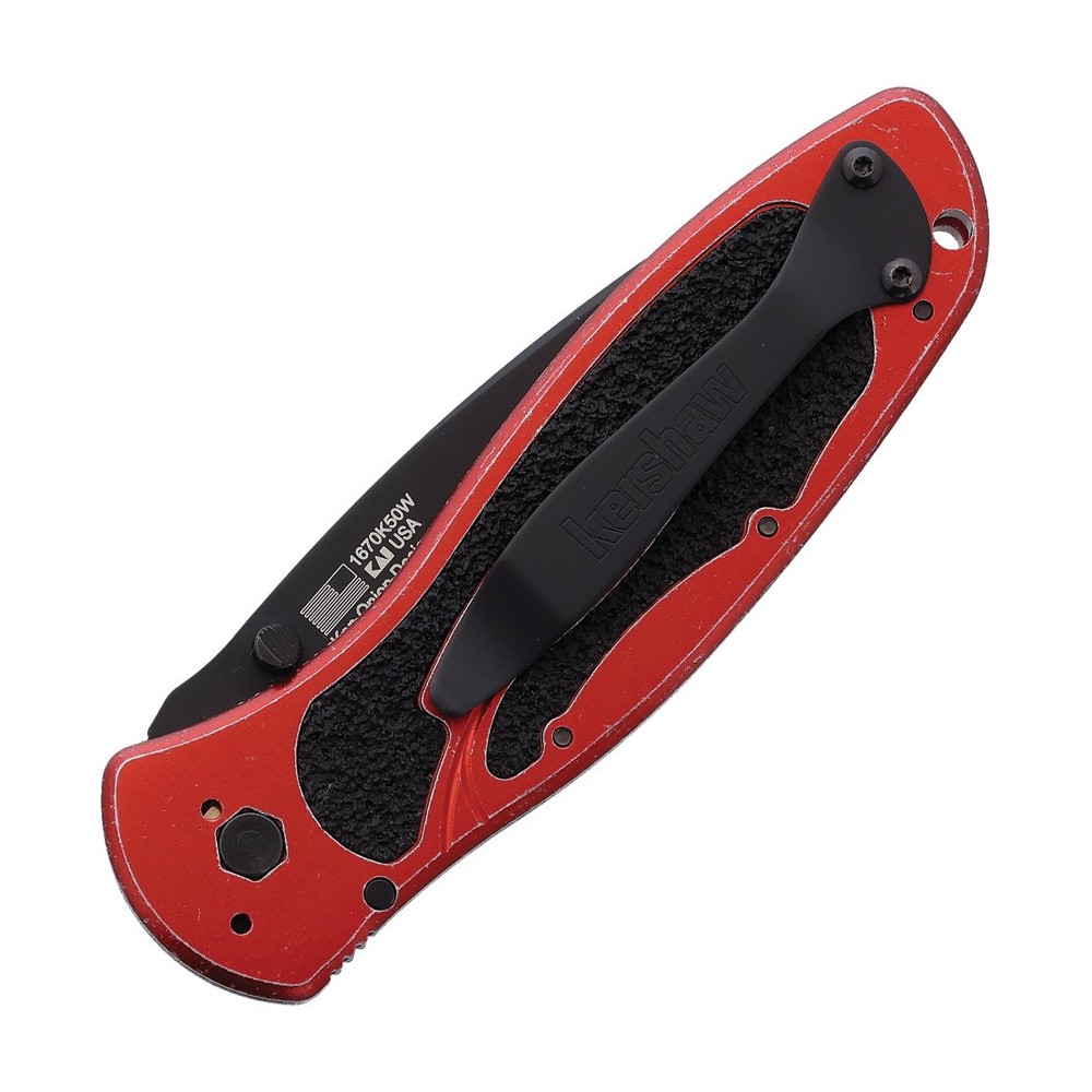 Kershaw Blur Linerlock A/O Red 50th