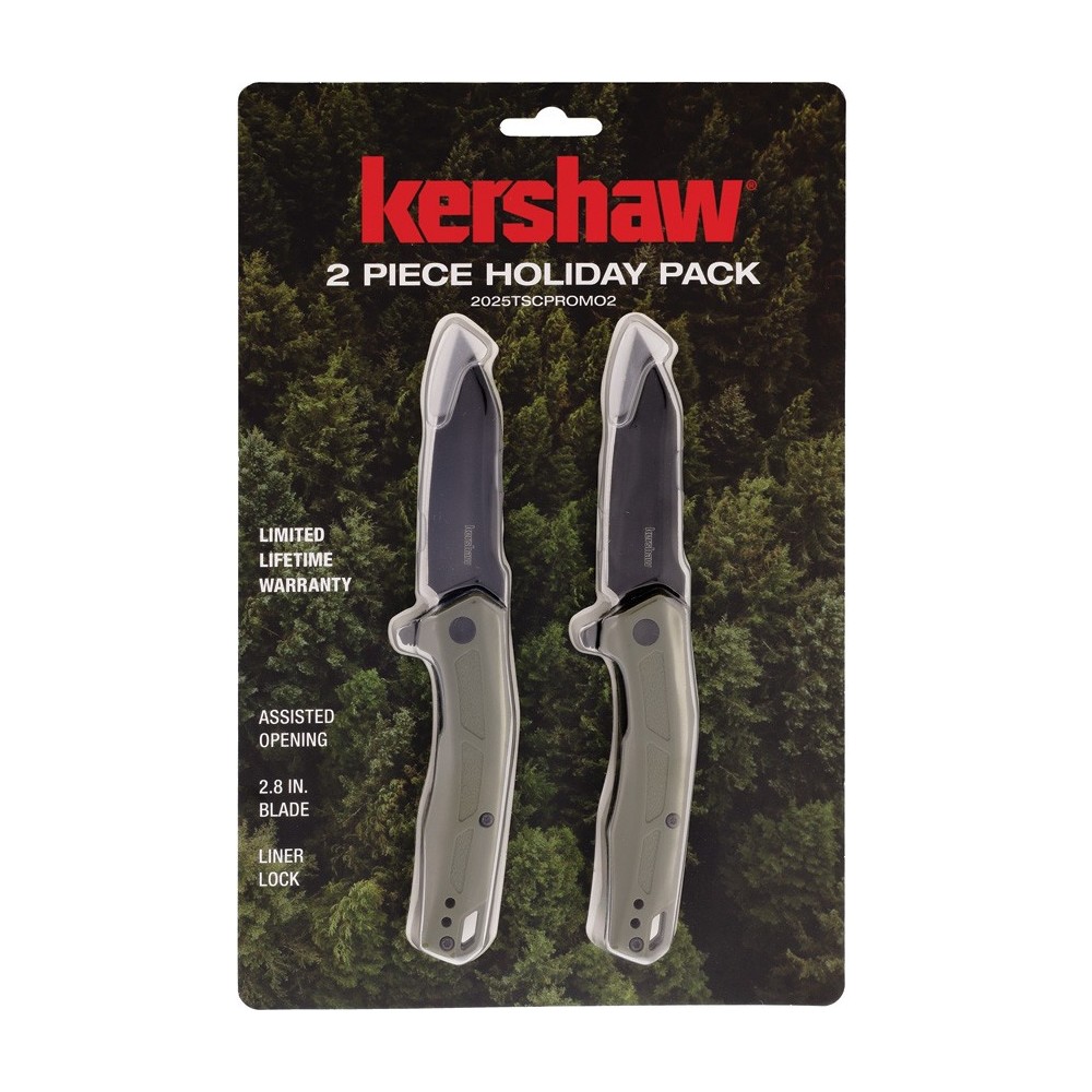 Kershaw 2pc Holiday Pack Linerlock A/O