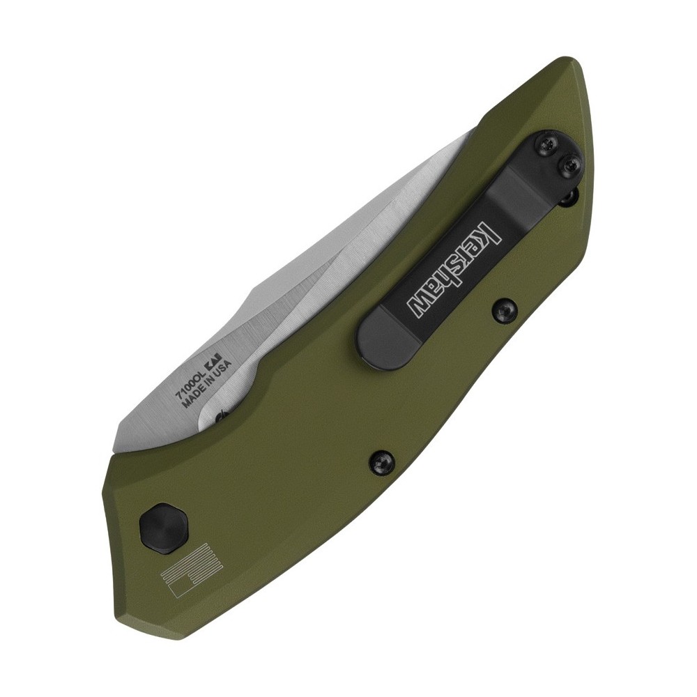 Kershaw Auto Launch 1 Button Lock Oliv