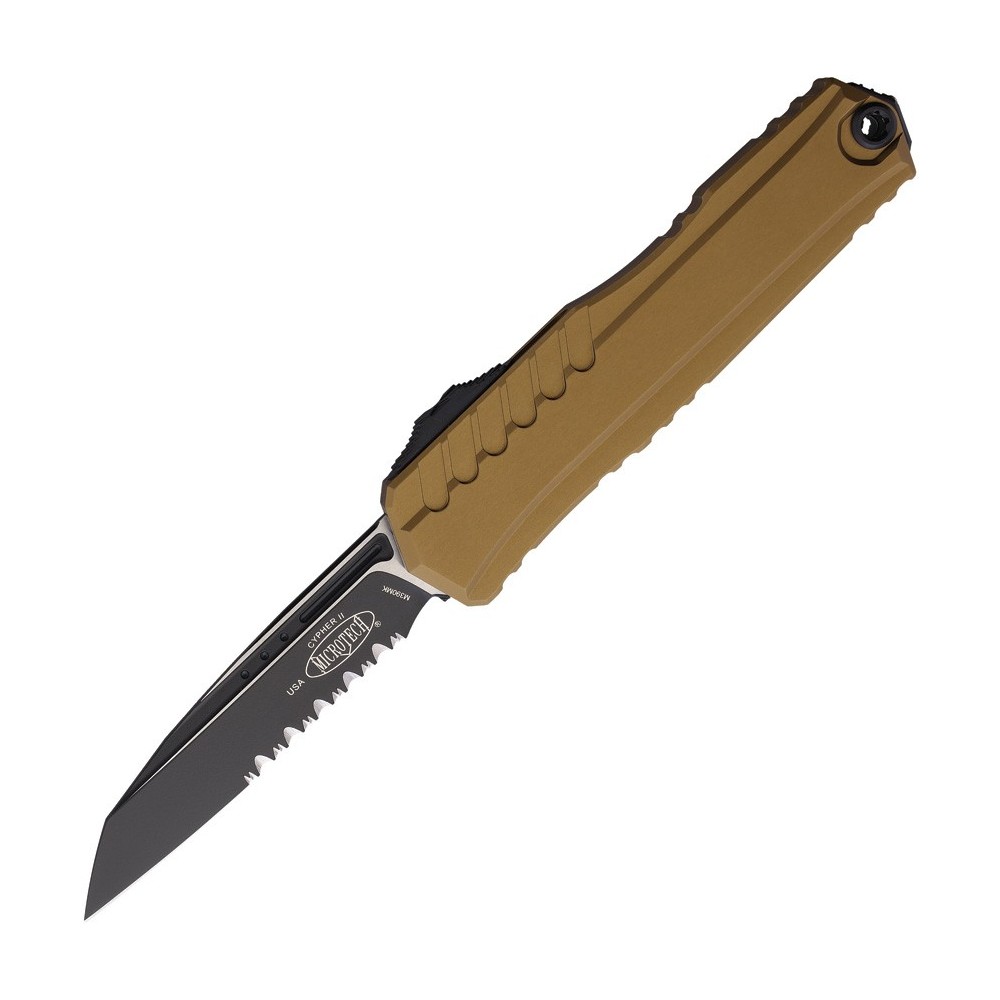 Microtech Auto Cypher II OTF S/E Tan