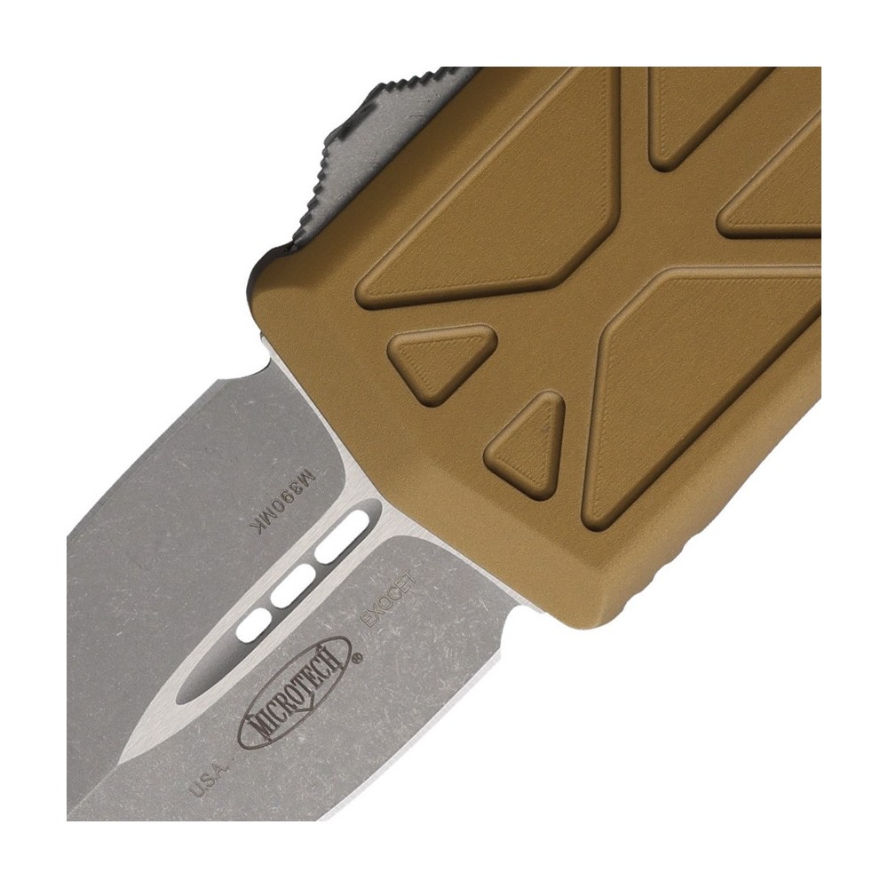 Microtech Auto Exocet OTF D/E AP Tan