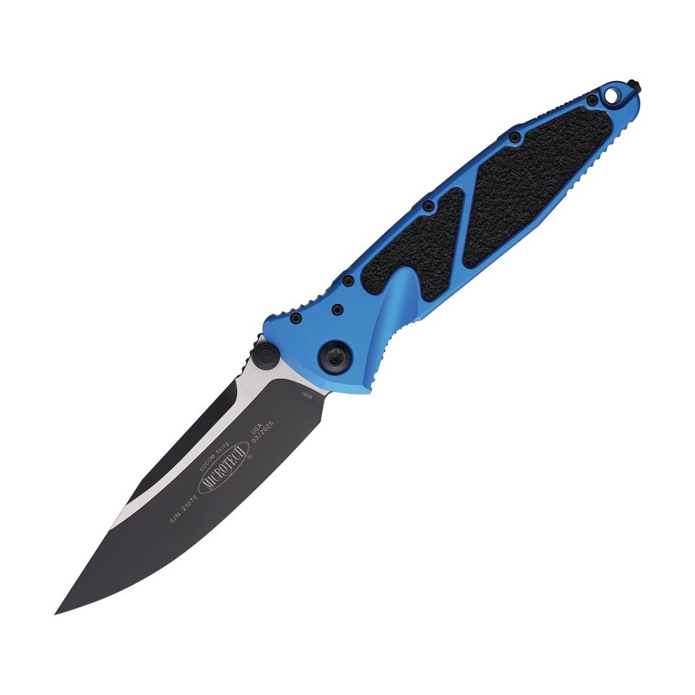Microtech Socom Elite S\E Linerlock Blue