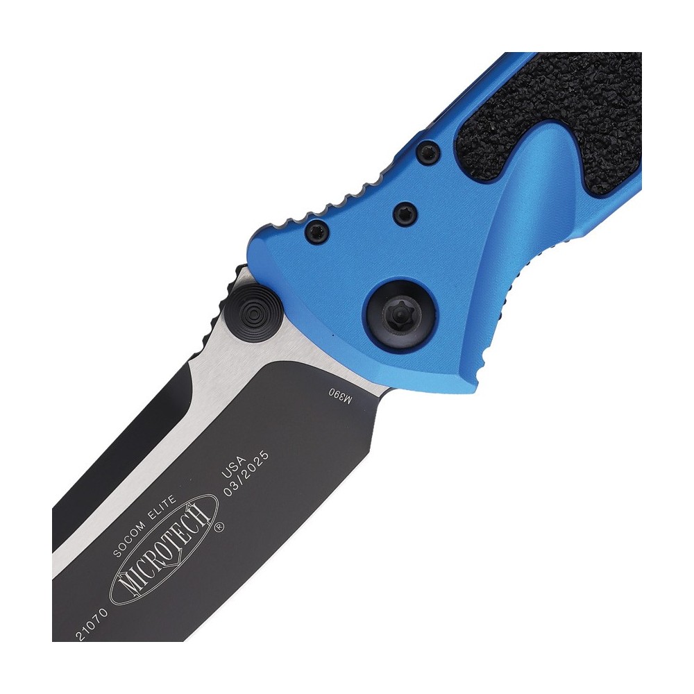 Microtech Socom Elite S\E Linerlock Blue