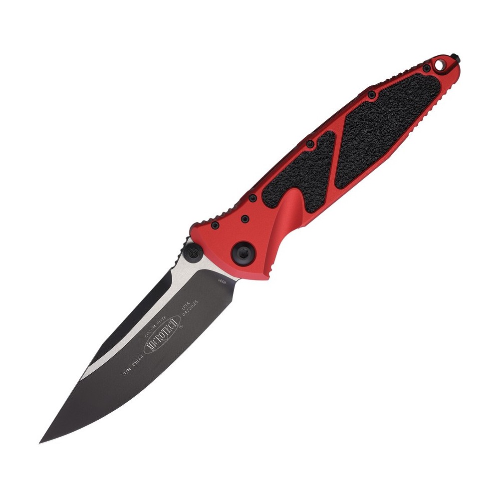 Microtech Socom Elite S\E Linerlock Red
