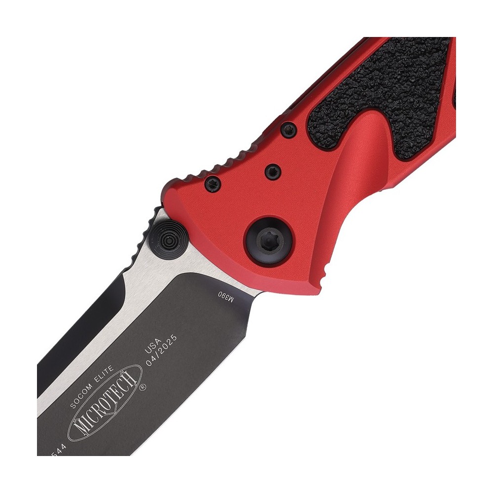Microtech Socom Elite S\E Linerlock Red