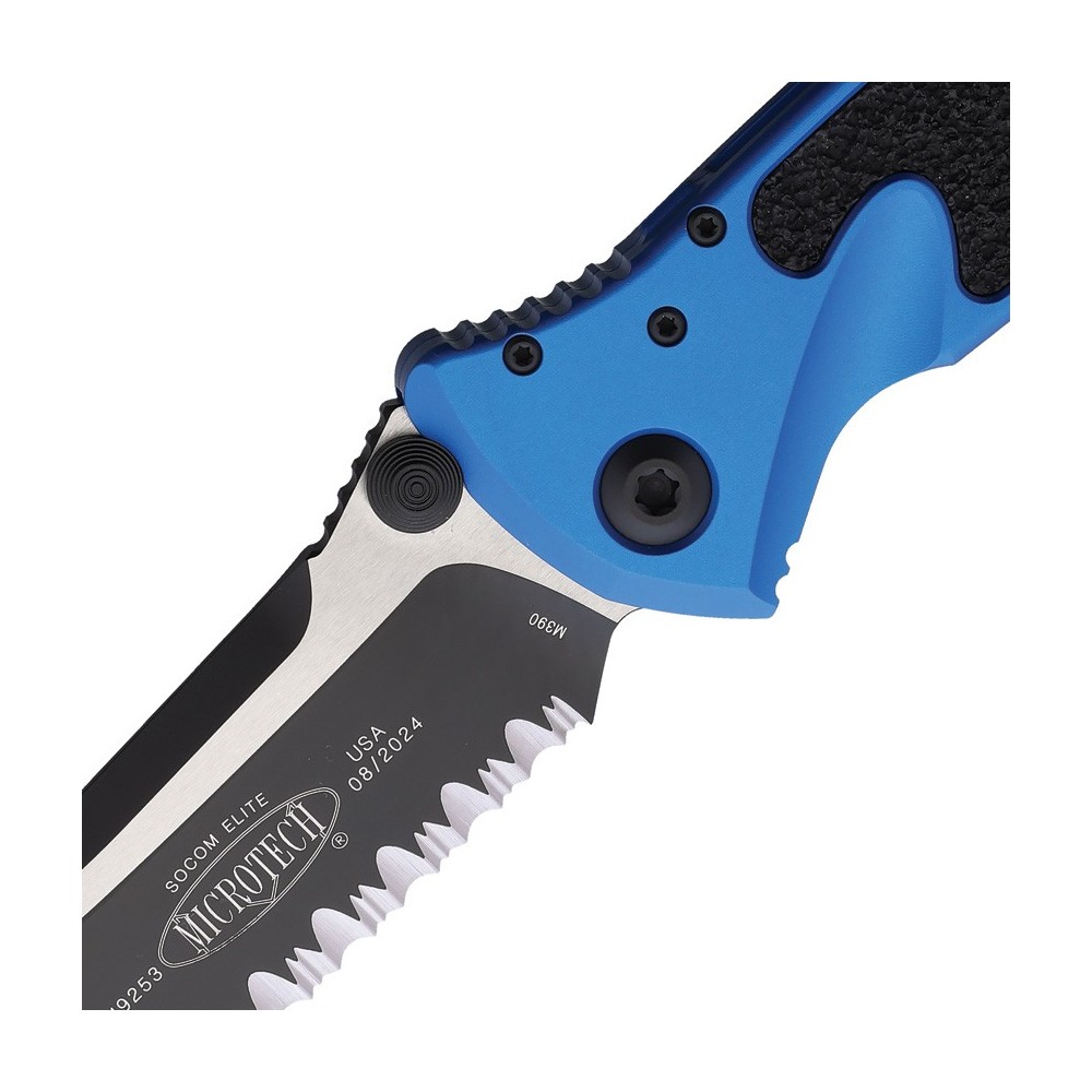 Microtech Socom Elite S\E Linerlock Blue