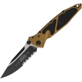 Microtech Socom Elite S\E Linerlock Tan