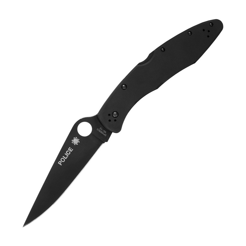 Spyderco Police Model Lockback Black