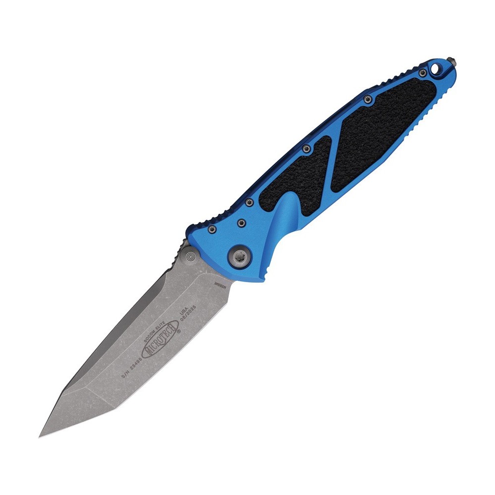 Microtech Socom Elite Linerlock Blue