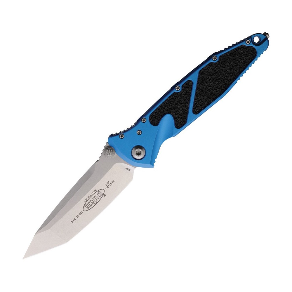 Microtech Socom Elite T/E Linerlock Blu
