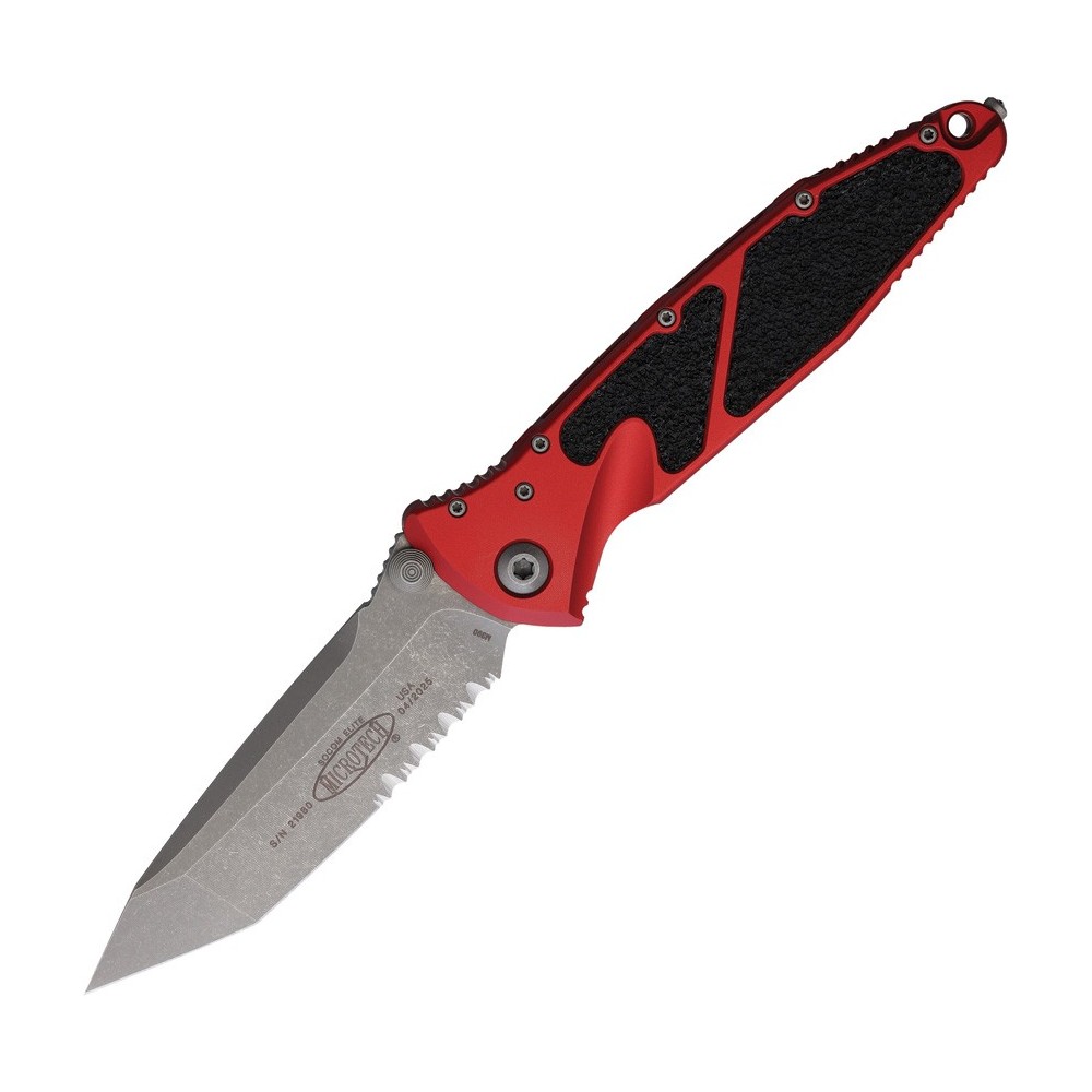 Microtech Socom Elite T\E Linerlock Red