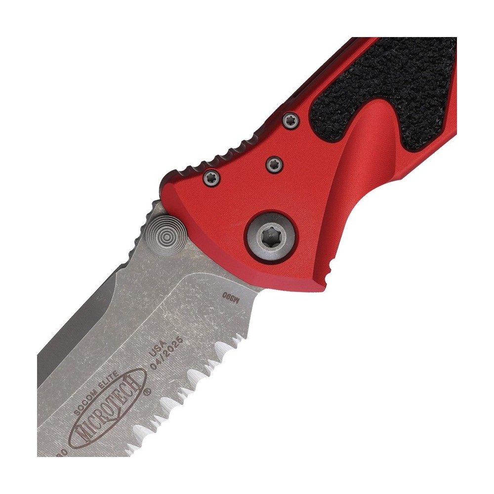 Microtech Socom Elite T\E Linerlock Red