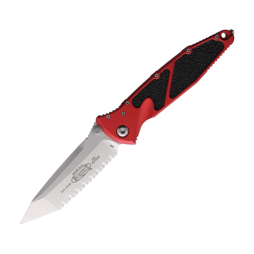 Microtech Socom Elite Linerlock Red