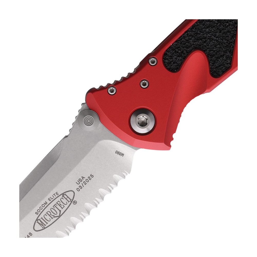 Microtech Socom Elite Linerlock Red
