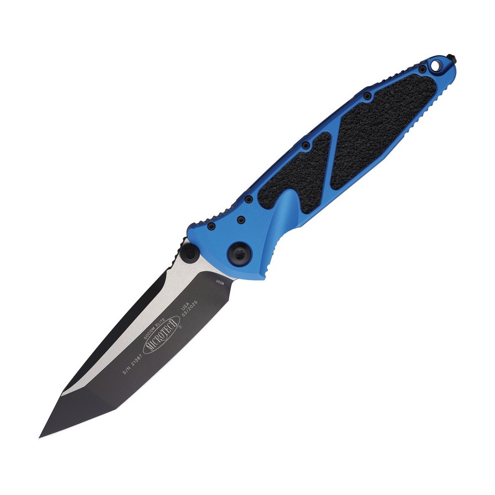 Microtech Socom Elite S\E Linerlock Blu