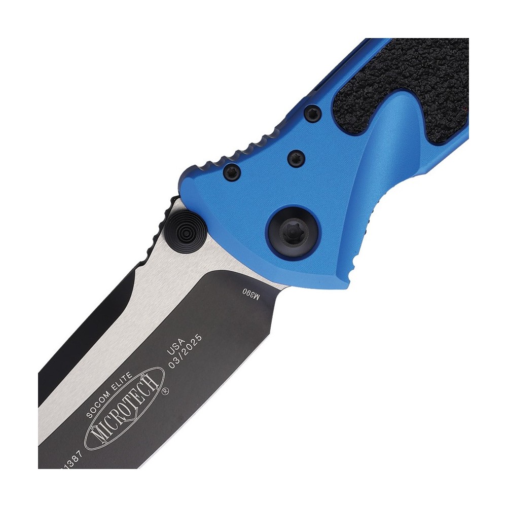 Microtech Socom Elite S\E Linerlock Blu