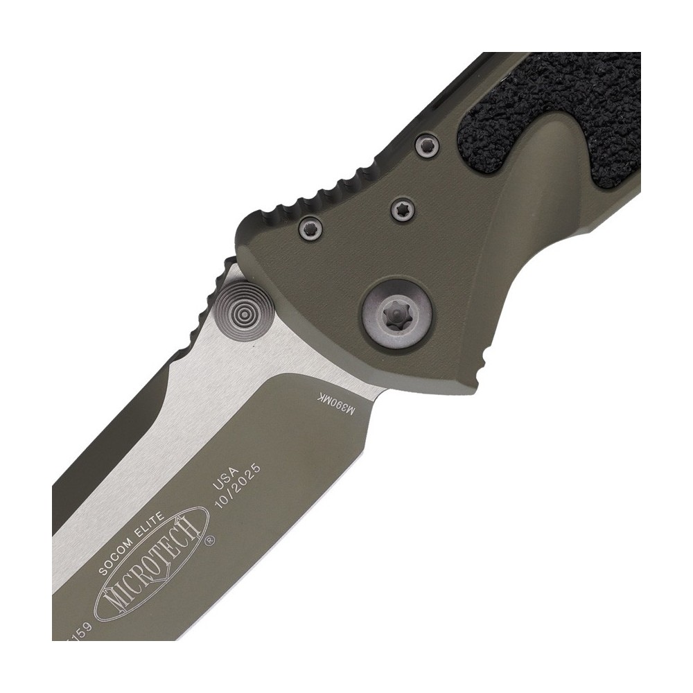Microtech Socom Elite T/E Linerlock Grn
