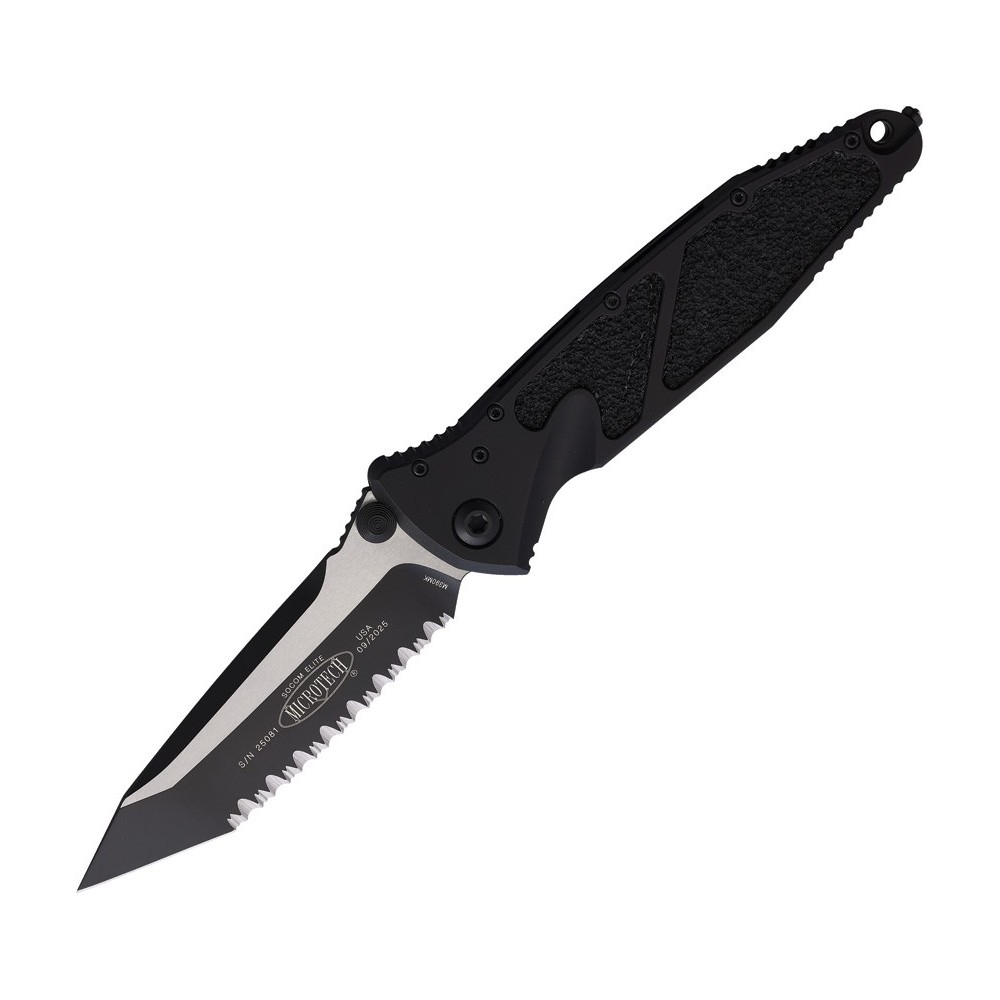Microtech Socom Elite T/E Linerlock BLk