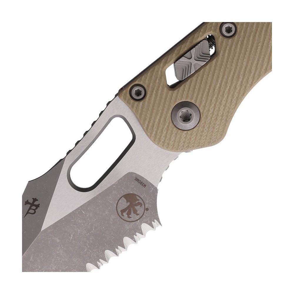 Microtech Stitch S/E Ram Lok AP PS Tan
