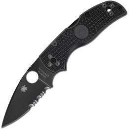 Spyderco Native 5 Lockback Black Serr