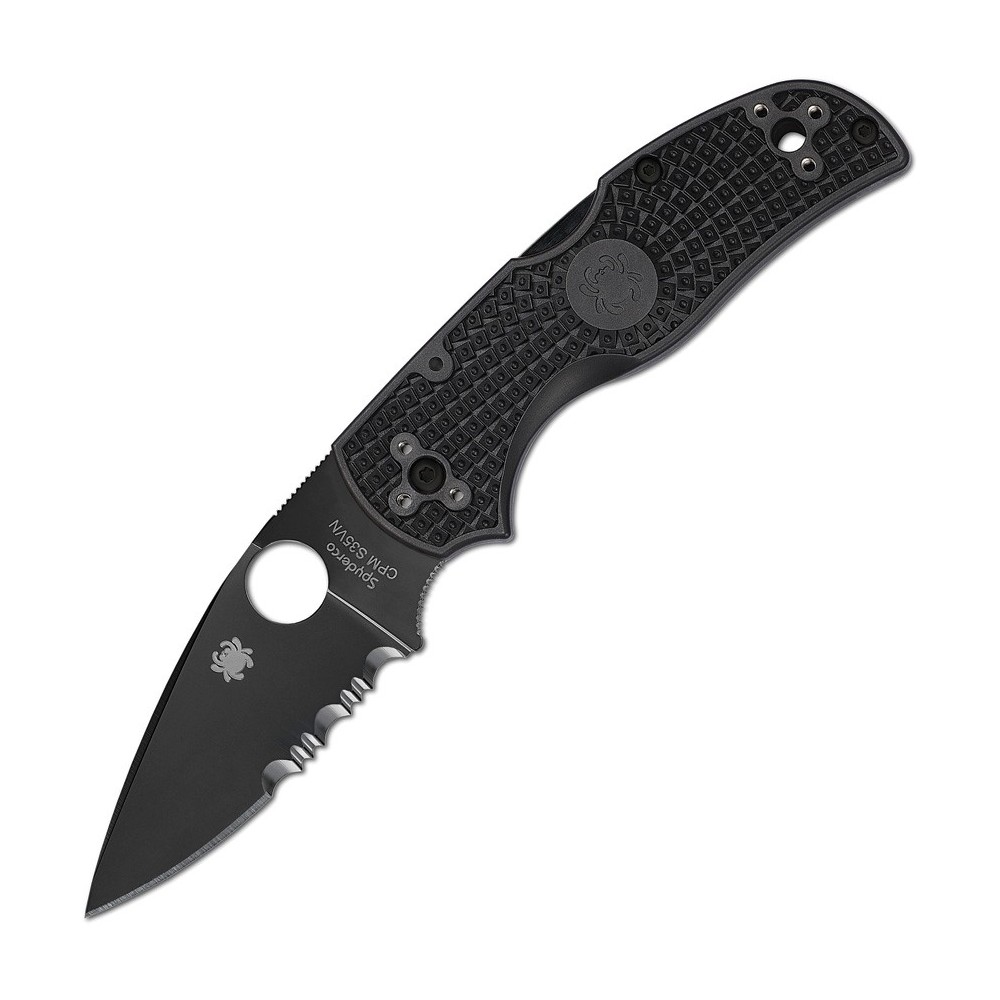 Spyderco Native 5 Lockback Black Serr