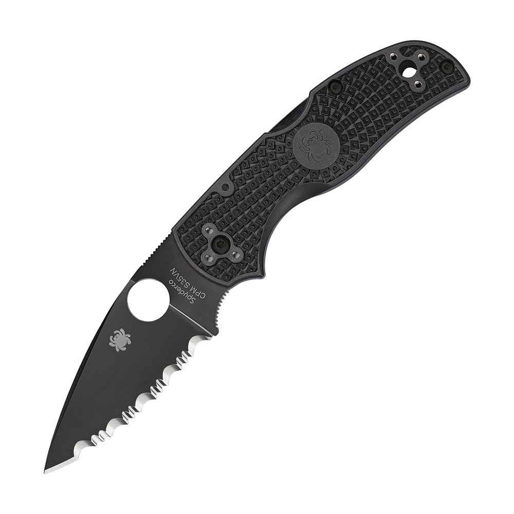 Spyderco Native 5 Lockback Blk Serrated