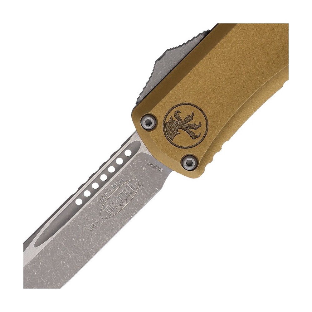 Microtech Auto Hera II Mini OTF AP Tan