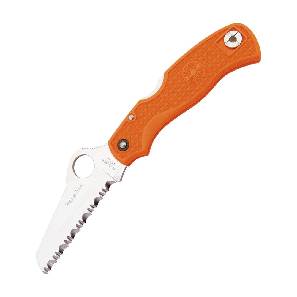 Spyderco Rescue Lockback 79mm Orange