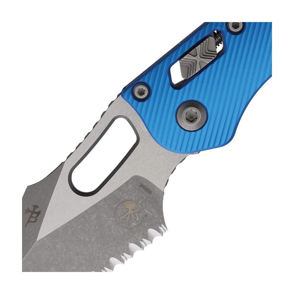 Microtech Stitch Ram Lok AP PS Blue