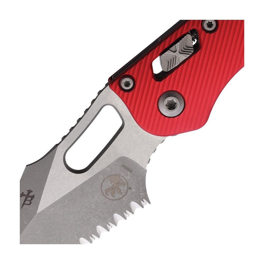 Microtech Stitch S/E Ram Lok AP PS Red