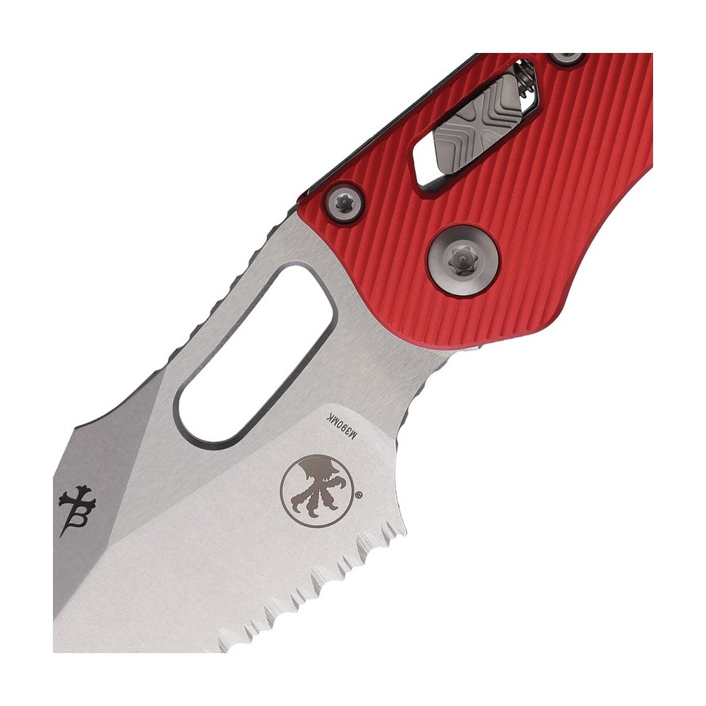 Microtech Stitch S/E Ram Lok SW FS Red