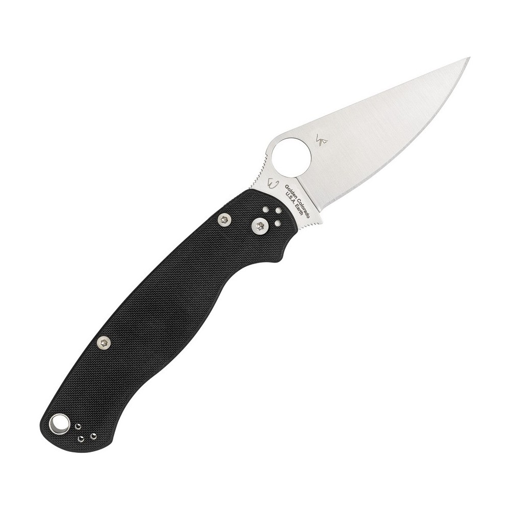 Spyderco Para Military 2 Black G10 Left