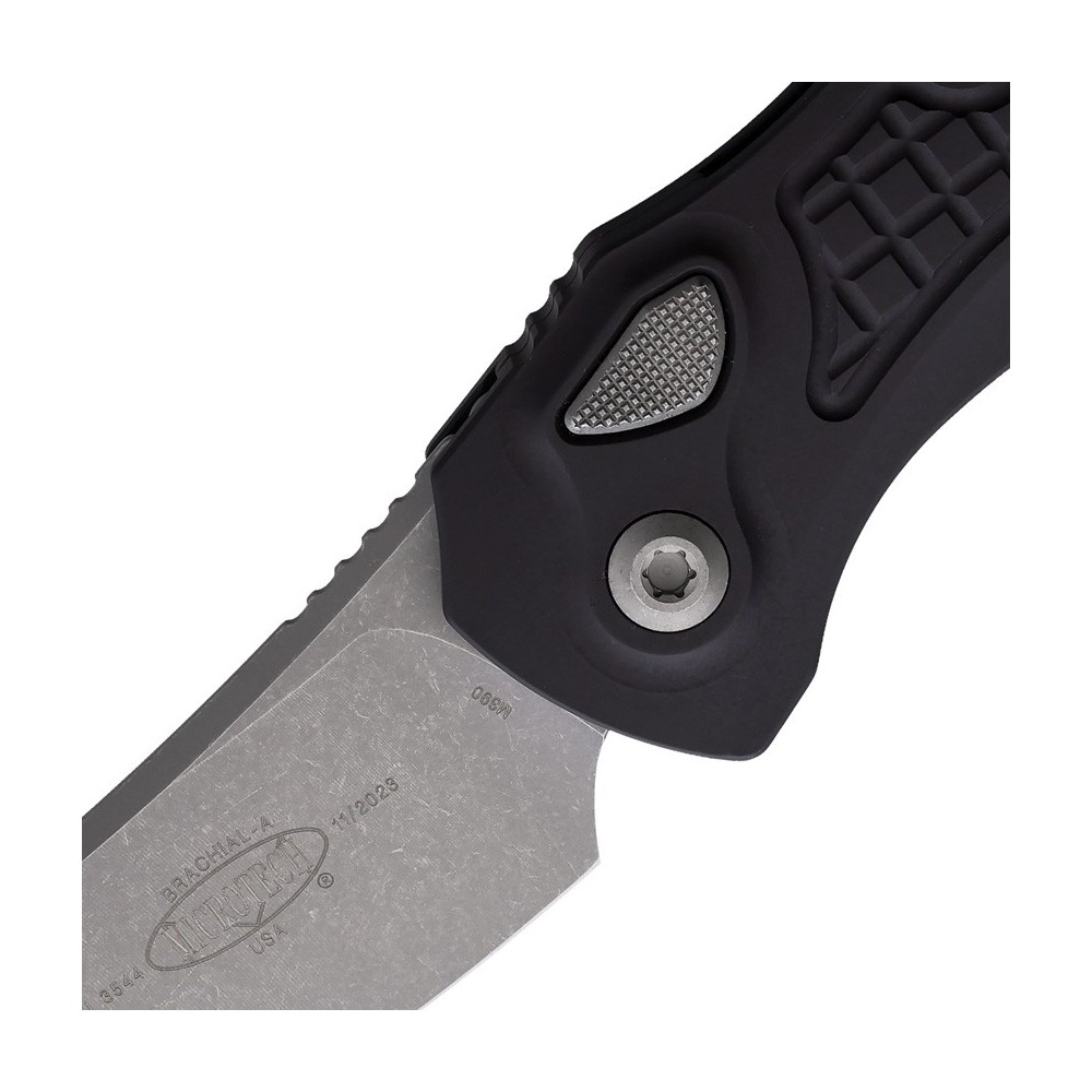 Microtech Auto Brachial Button Lock S/E