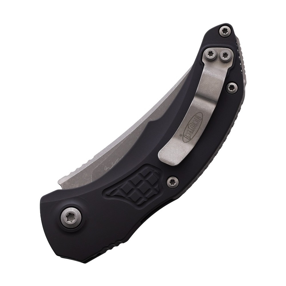 Microtech Auto Brachial Button Lock S/E
