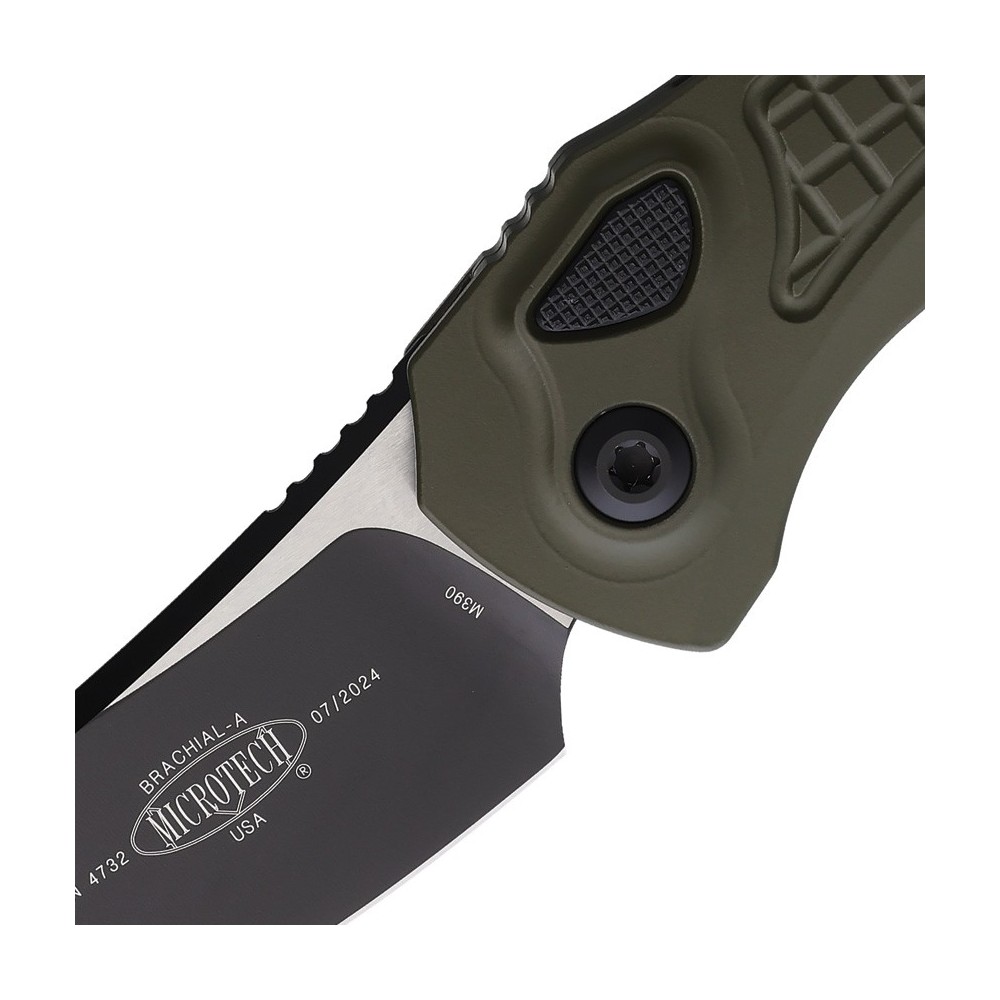 Microtech Auto Brachial Button Lock S/E