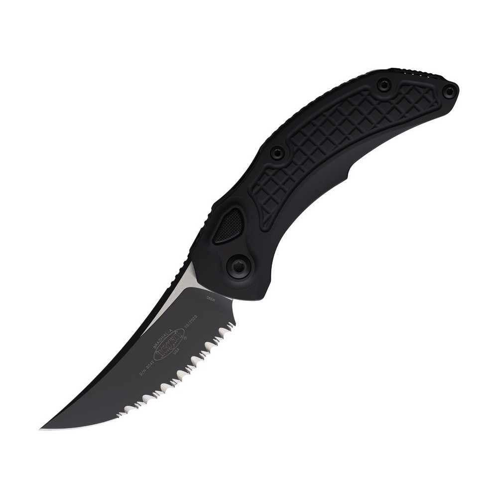 Microtech Auto Brachial Button Lock S/E