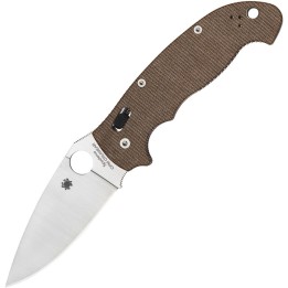 Spyderco Manix 2 XL Brn Canvas Micarta