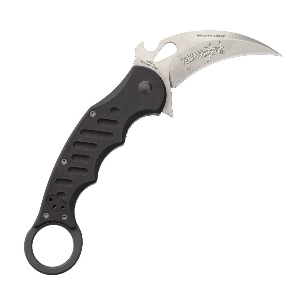 FOX Karambit Black Stonewashed
