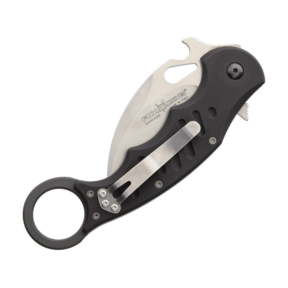 FOX Karambit Black Stonewashed